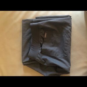 Figs Gray Straight Leg Pants